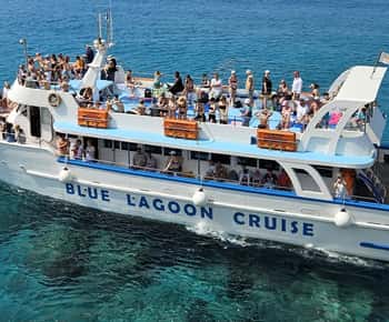 Ayia Napa: Blue Lagoon & Turtle Cruise med lunch (tillval)