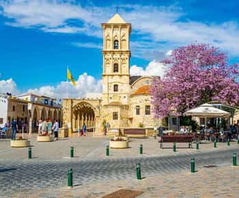 Från Paphos: Höjdpunkter i Larnaca med Lefkara & Nicosia