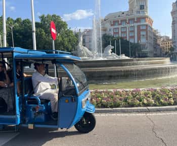 Madrid: Tour Privado e Panorâmico em Tuk Tuk (90 min).