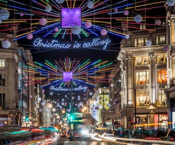 London: Christmas Lights Private Taxi Tour