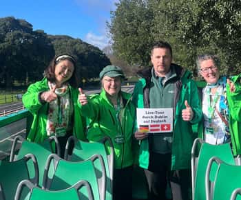 Dublin: Hop-on Hop-off-tur med tyske live-kommentarer