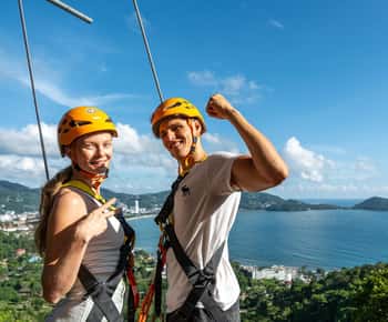 Phuket: tirolina con vistas al mar de Erawan Patong