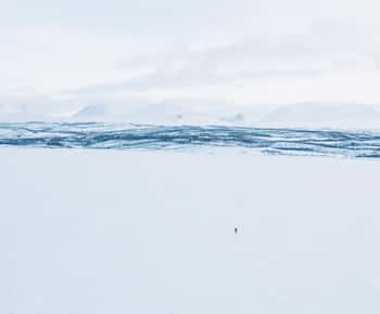 Abisko: Isfisketur på sjön Torneträsk