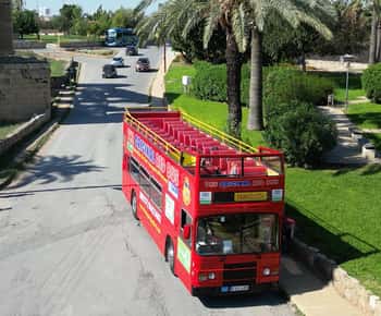 From Aya Napa/Protaras: Varosha Ghost Town Tour on a Red Bus