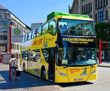 Amburgo: Tour in autobus Hop-on Hop-off Giallo a due piani