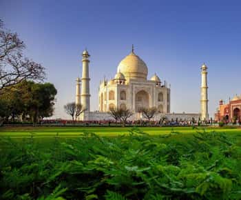 De Agra - Sem filas: excursão de carro ao Taj Mahal e ao Forte de Agra