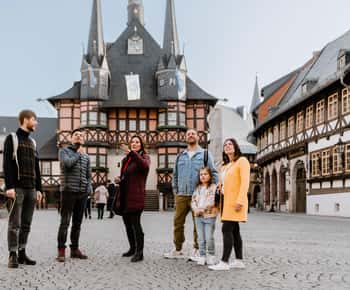 Wernigerode: visita guiada diária «1000 passos ao redor da Câmara Municipal»