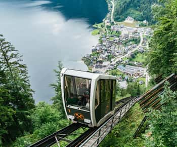 Viena: Viagem de 1 dia a Hallstatt e aos Picos Alpinos com Skywalk Lift