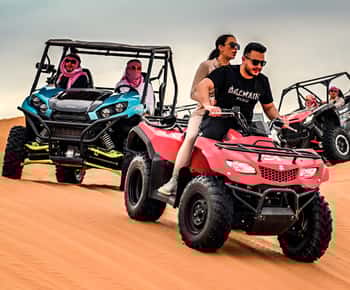 Dubai: Experience 60 Minutes Quad bike & BBQ Dinner