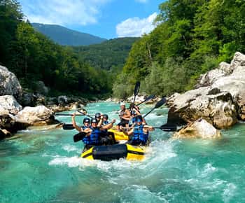 Bovec: Adventure Rafting on Emerald River Soča + FREE photos