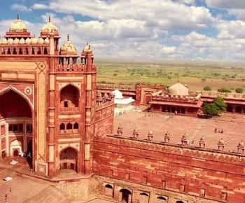 Desde Agra: Taj Mahal, Fuerte de Agra y Fatehpur Sikri, excursión de un día