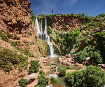 Fra Marrakech: Ouzoud vandfald guidet tur og bådtur