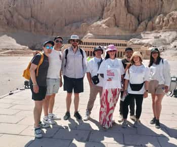 Viagem de 1 dia a Luxor saindo de Hurghada em grupo pequeno e visita ao túmulo de Tutankhamon
