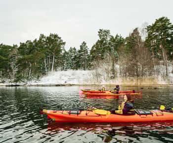 Stoccolma: Kayak invernale, Fika svedese e sauna calda
