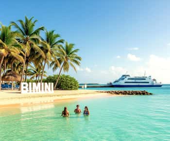 From Miami: Bimini or Grand Bahama Day Trip by Ferry