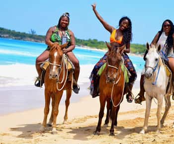 Punta Cana: Horseback riding on the beach with pickup
