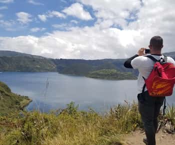 De Otavalo: Caminhada pelo Lago Cuicocha na Reserva de Cotacachi Cayapas