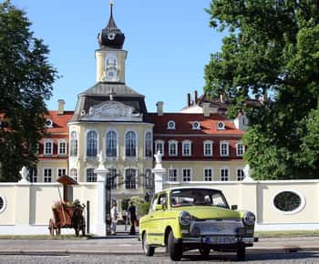 Leipzig: Visita individual ao Trabi com guia de turismo