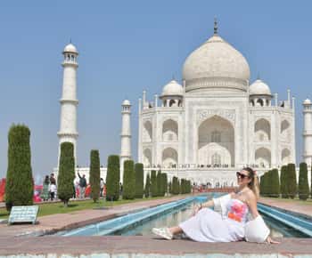 De Deli: Excursão de um dia ao Taj Mahal Sunrise, Baby Taj e Forte de Agra
