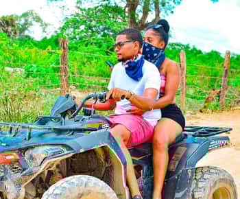 From punta: 4 wheels ATV 4x4 adventur+Macao beach and Cenote
