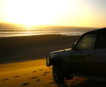 Golden Hour at Sandwich Harbour: A Sundowner Experience