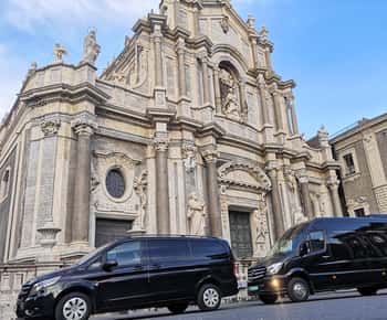 Desde Catania: Etna, Taormina, Isola Bella tour guiado por audio