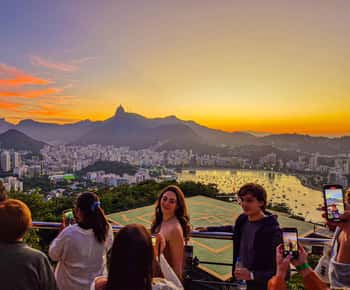 Rio de Janeiro sunset by Jeep