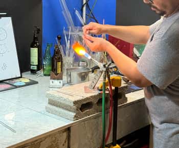 San Juan: Glassblowing Class and Studio Tour