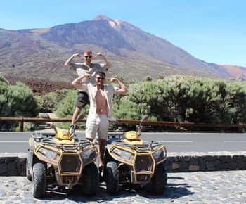 Tenerife: escursione in QUAD solo vulcano TEIDE quad doppio