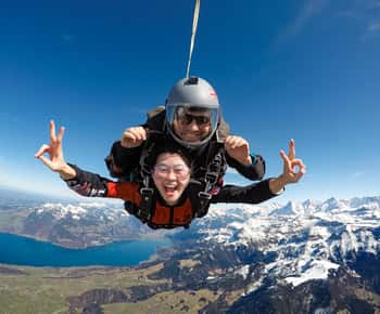 Interlaken: Airplane Skydiving over the Swiss Alps