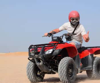 Hurghada: Aventura de Quadriciclo e Buggy no Deserto com Transfer