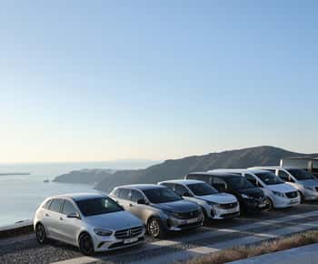 Santorini: Transport rundt hele øya