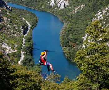 Omiš: 3-Hour Cetina Canyon Zipline Experience
