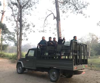 From Chitwan : Jeep Safari,Canoeing,Forest walk Day Tour