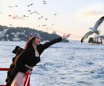 Istanbul: Bosphorus sightseeing kryssning med ljudguide