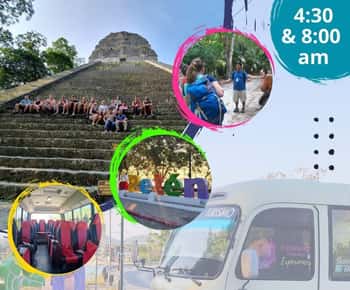 Tour en transport met gids naar Tikal