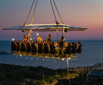 Jantar no céu de Dubrovnik