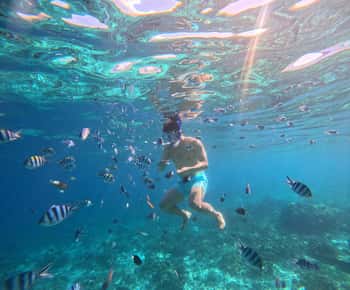 From Cebu: Island Hopping to 3 islands with BBQ lunch