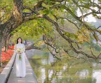 Hanói: Experiência Ao Dai com passeio turístico