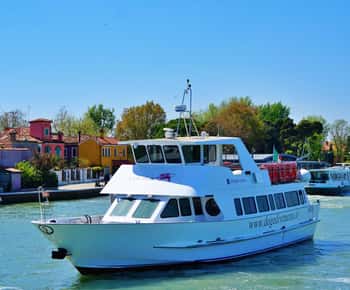 Venice: Murano and Burano Boat Tour with Glass Factory Visit