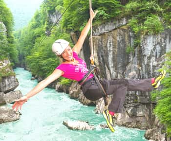 Gola avventura Salzachklamm - Mega Flying Fox e visita alle grotte