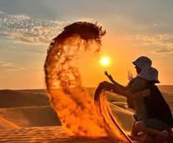 From Djerba:Sunset in the Desert of Ksar Ghilane & Tataouine