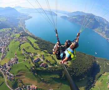 Lucerne: Skärmflygning Tandemflygningar