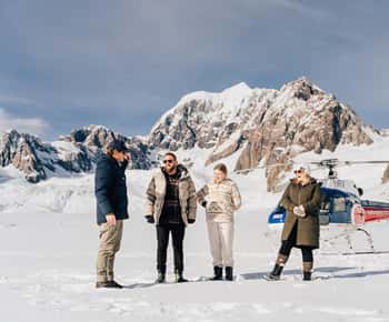 Monte Cook: Aoraki/Mt Cook & The Glaciers Voo de 55 minutos