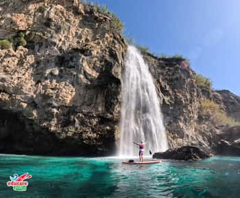 Vanuit Nerja: begeleide peddelsurf kliffen en Maro waterval