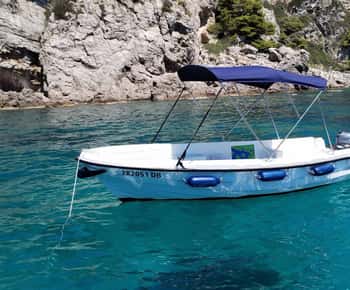 Dubrovnik: Huur een leuke en gebruiksvriendelijke boot zonder vaarbewijs