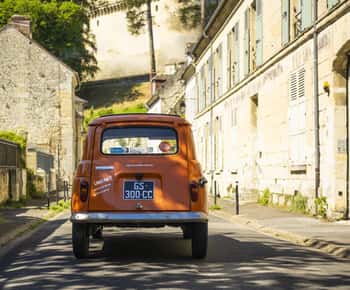 Oise: turistruter (uten sjåfør) i Renault 4L