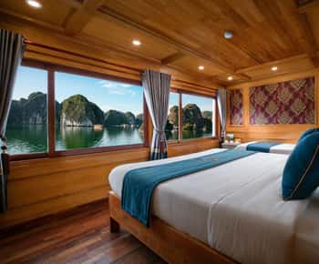 Da Hanoi: Crociera di 2 giorni con pasti nella baia di Ha Long e Lan Ha
