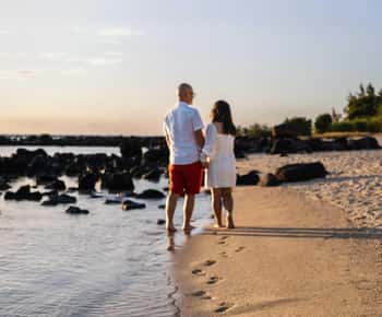 Mauritius: servizio fotografico al tramonto (luna di miele/foto di famiglia)