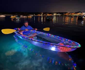 Malta: Illuminated Night Kayak Tour - Glow In The Dark